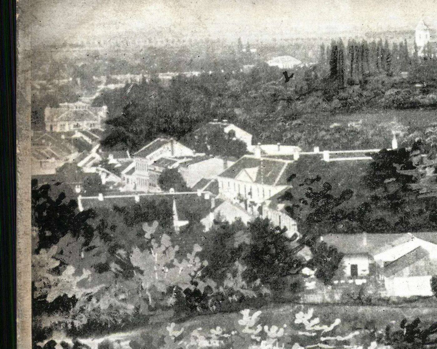 Panoráma Piešťan okolo roku 1900